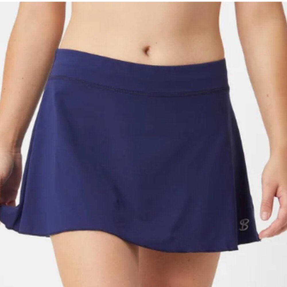 Sofibella Women's UV Protection Blue Tennis Pickleball Skirt Skort Large